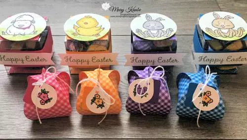 Welcome Easter Stamp Set, Brights 6" x 6" Designer Series Paper, Mini Curvy Keepsake Box Die, Clear Tiny Treat Boxes by Stampin' Up!