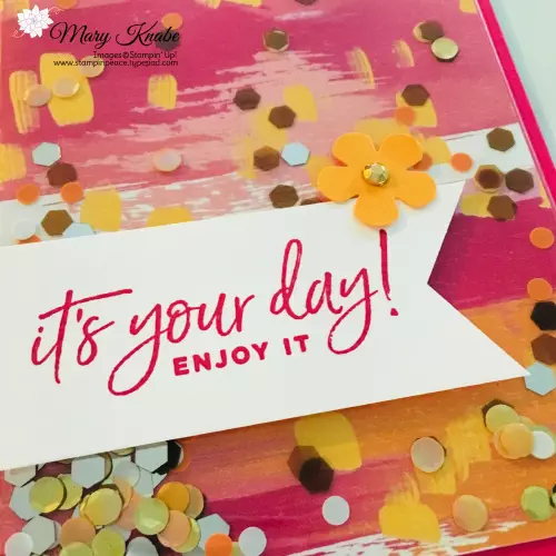 Happiest of Birthdays, Banner Triple Punch, & Small Bloom Punch by Stampin' Up!