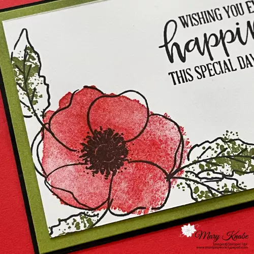 Stampin' Up! Painted Poppies & Peaceful Moments Stamp Sets - Mary Knabe