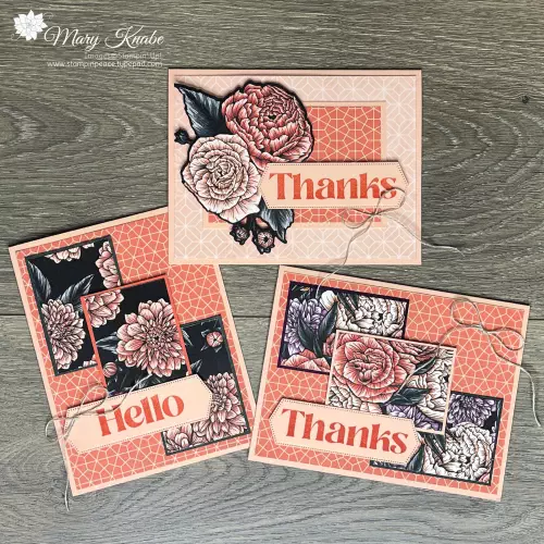 Stampin' Up! Fragrant Flowers  Bundle & Favored Flowers DSP - Mary Knabe (1)